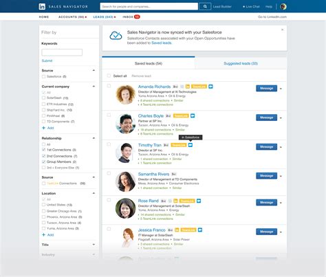 Sales Navigator .